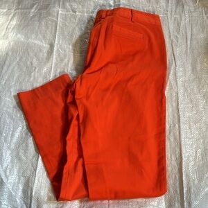 Michael Michael Kors Women’s Ankle Cotton Pants Orange Size 2P